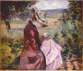 Madame Guillaumin che legge, c.1887